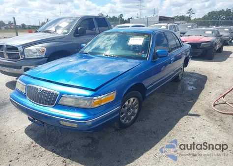 1997 Mercury Grand Marquis Gs из США, поврежденный, VIN 2MELM74W4VX636033